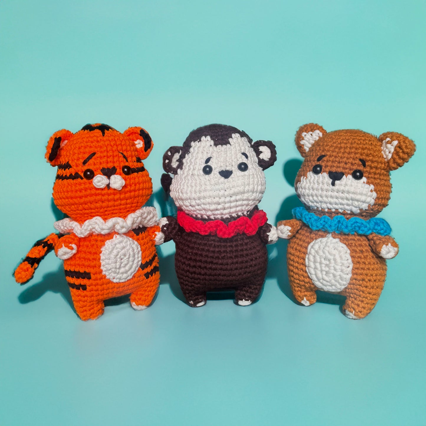 Set of 3 Beginner Crochet Kits : Theo, Sam & Rene